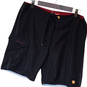 Men's Black QUICKSILVER Board Shorts sz 34